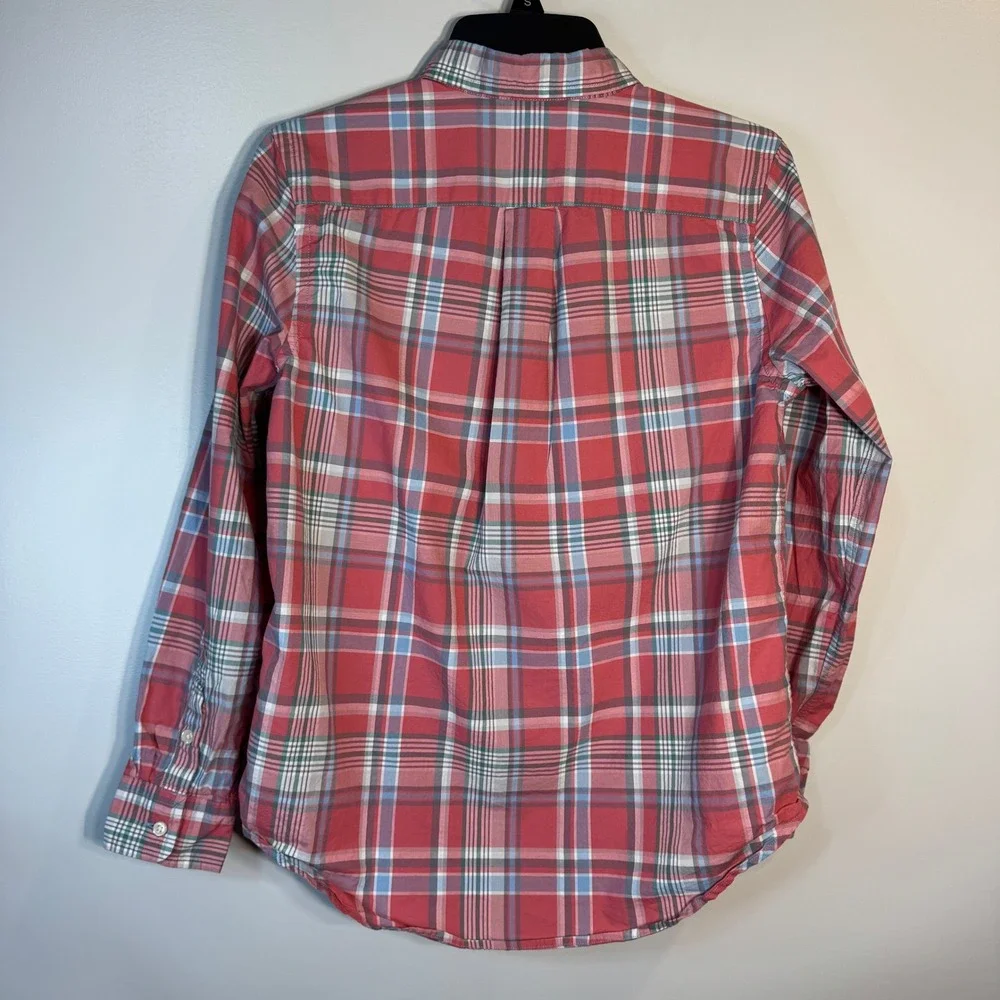 Ralph Lauren Button Down Shirt Boys LG 14/16 Long‎ Sleeve Pink Preppy Classic